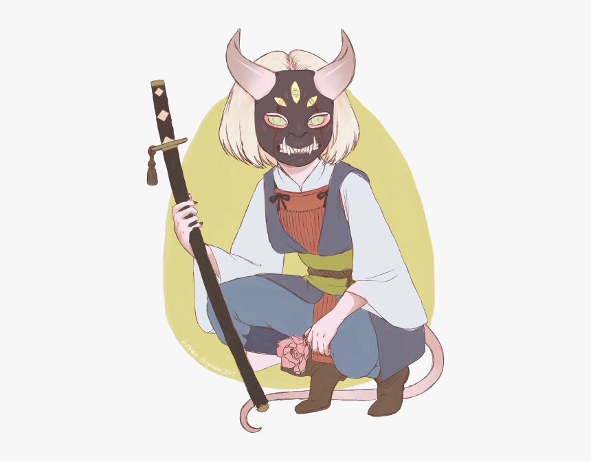 Oni Mask Png, Transparent Png
