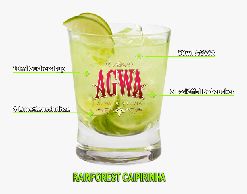 Rainforest Caipirinha Cocktail, HD Png Download