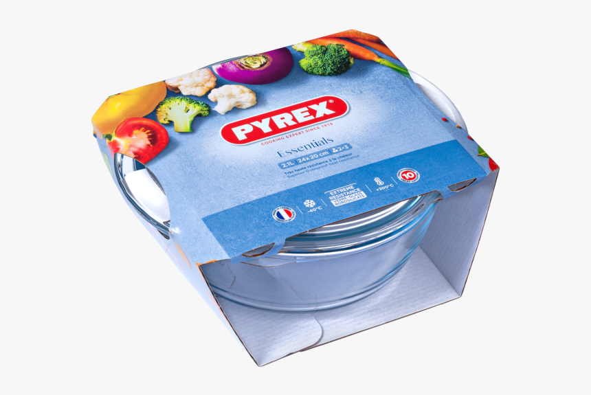 Pyrex Essentials Round Casserole, HD Png Download