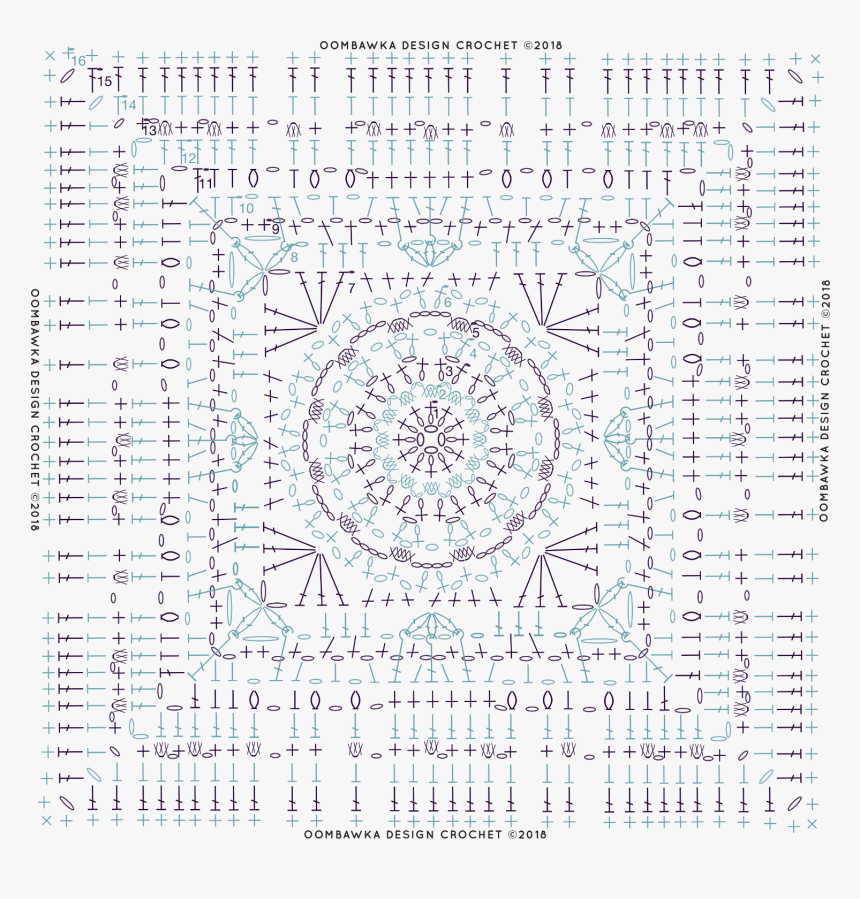 Diagram Magic Menhirs Afghan Square Pattern, HD Png Download