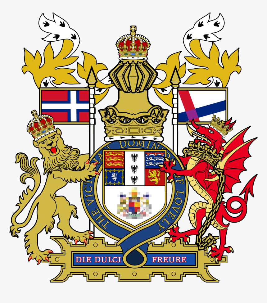 Royal Coat Of Arms As Used In Lovely, HD Png Download