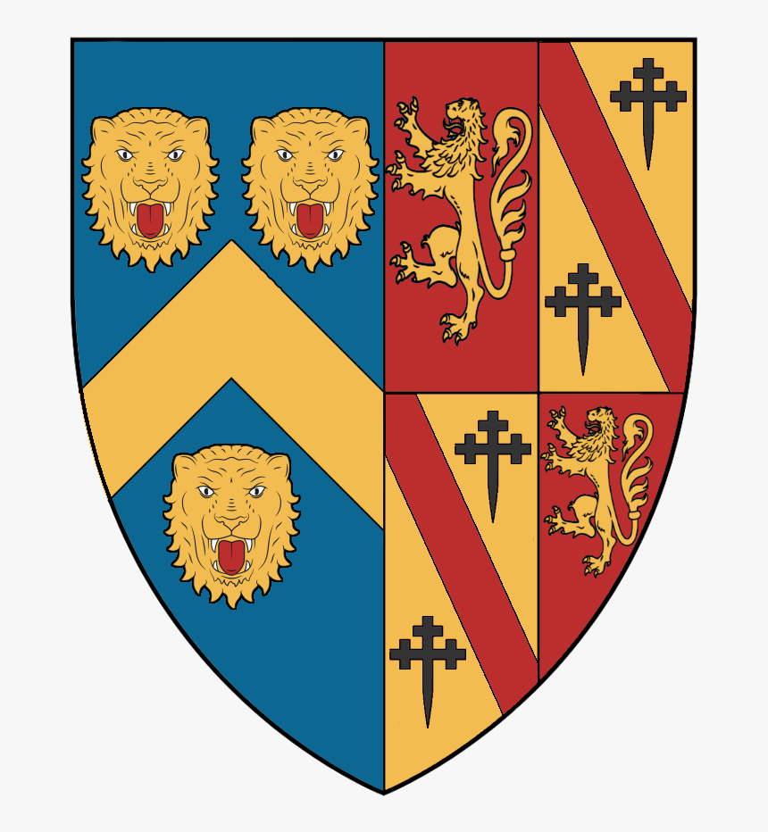 The Impaled Arms Of The Sixth Earl Of Grantham And, HD Png Download