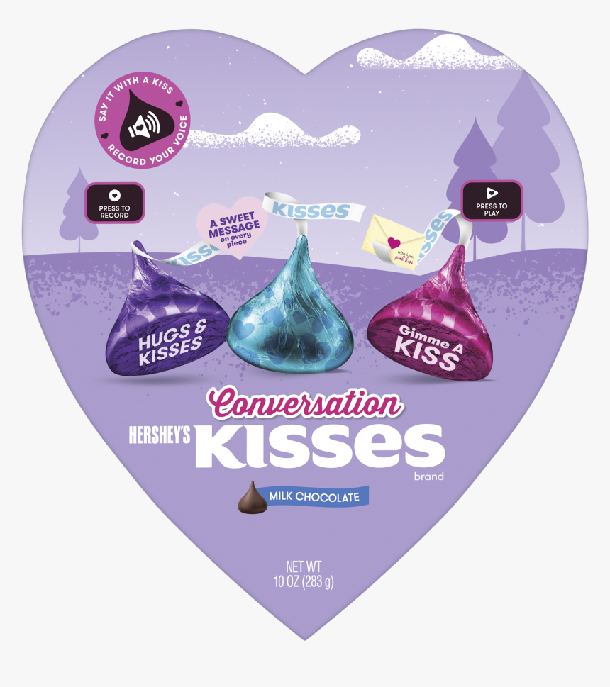 Hershey S Kisses Brand Milk Chocolate Conversation, HD Png Download