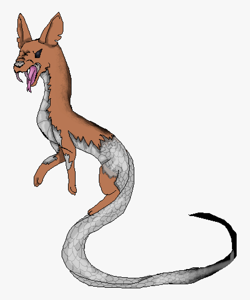 Jackal-snake - Serpent, HD Png Download