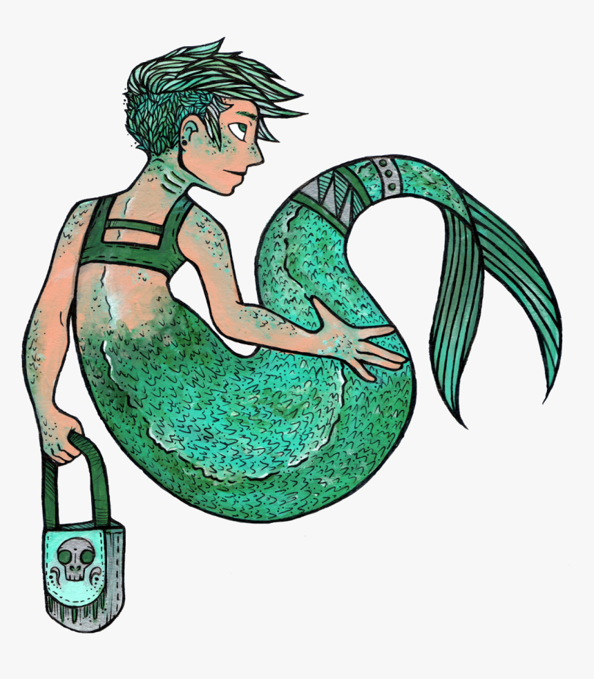 Mermaid Tail Clipart For Print, HD Png Download
