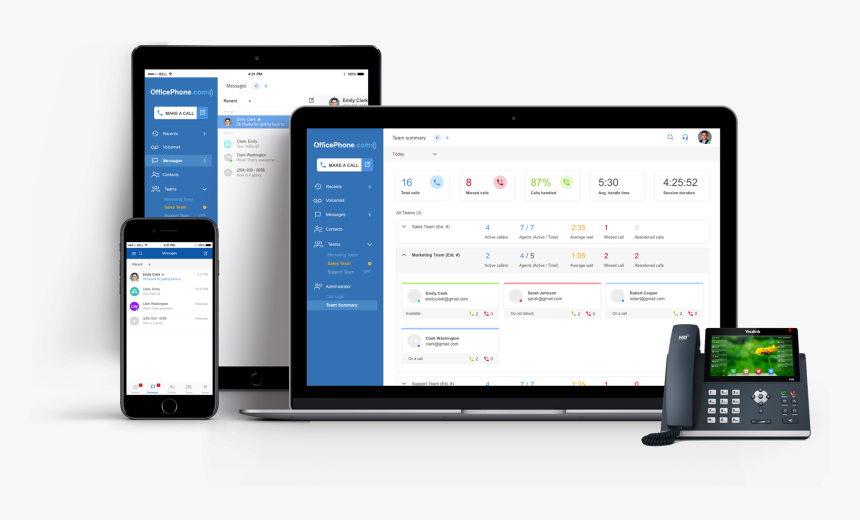 Office Phone Png, Transparent Png