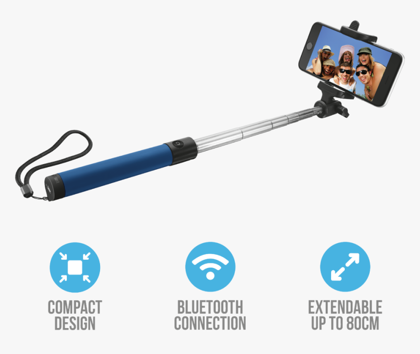 Bluetooth Foldable Selfie Stick, HD Png Download