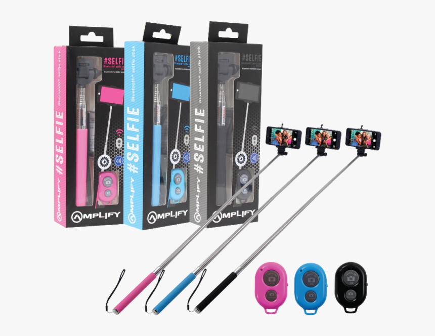 Amplify Bluetooth Mini Selfie Stick, HD Png Download