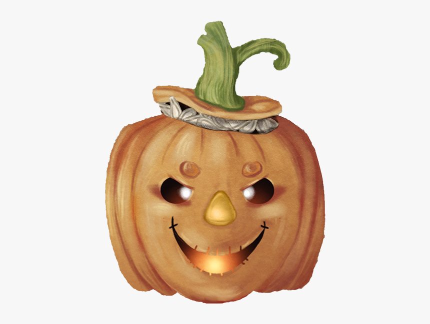 Pumpkin Head Png, Transparent Png