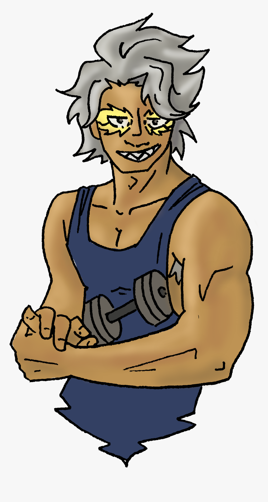 Tetsutetsu Tetsutetsu Flexing Those Muscles Of Steel, HD Png Download