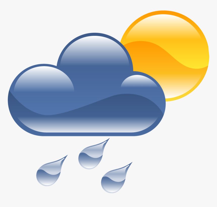 Rain Clipart Sun, HD Png Download