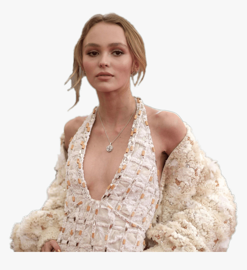 Lily Rose Depp Glamour, HD Png Download