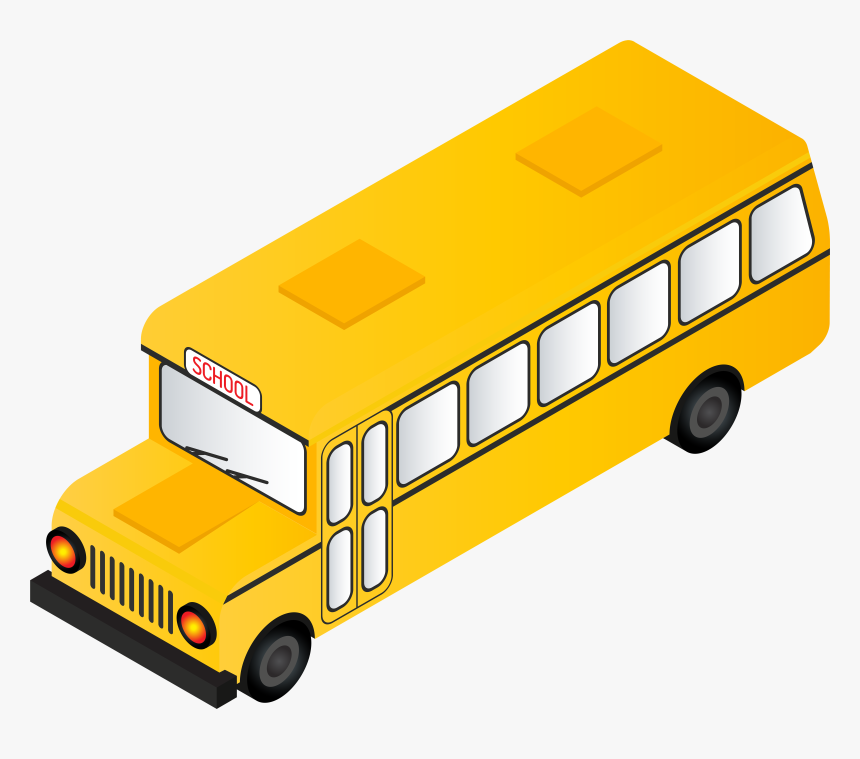 School Bus Clipart High Resolution, HD Png Download