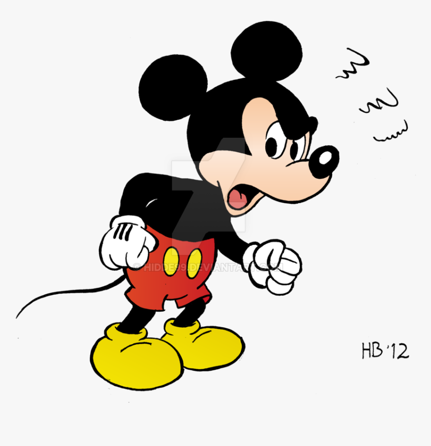 Animate Drawing Mickey Mouse Transparent Png Clipart, Png Download