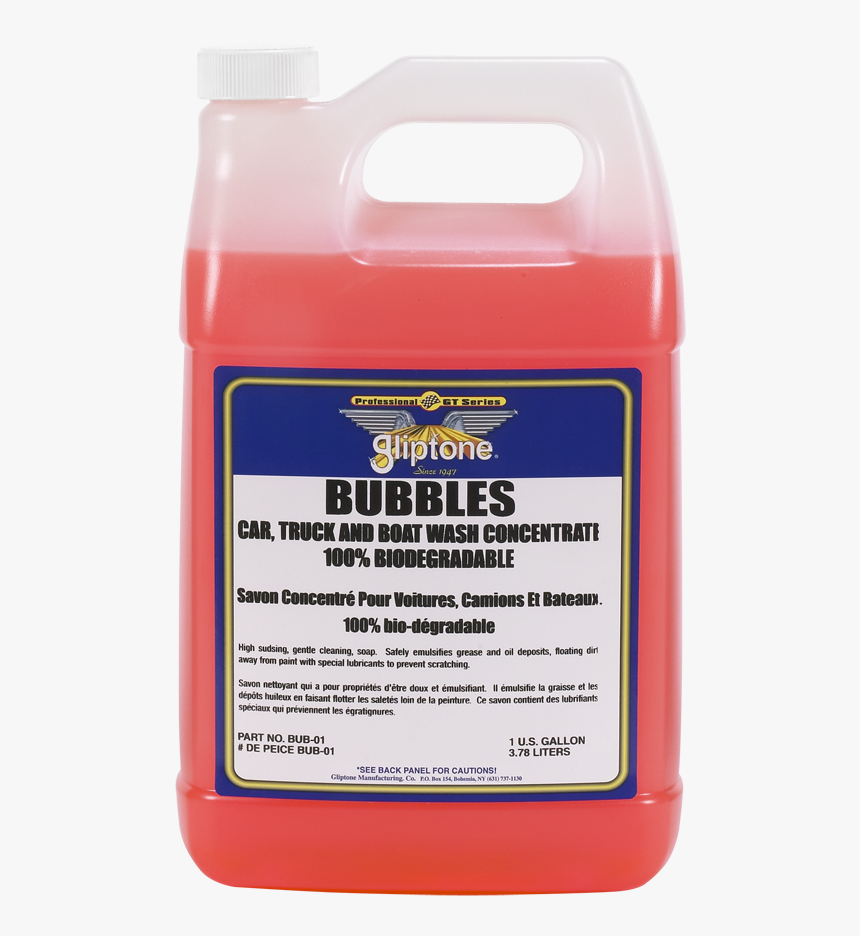 Bubbles Car, Truck And Boat Wash Concentrate, HD Png Download