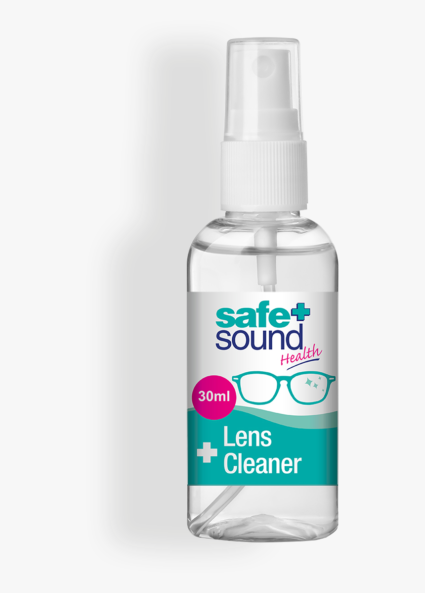 Safe And Sound Health Lens And Glasses Cleaning Spray, HD Png Download