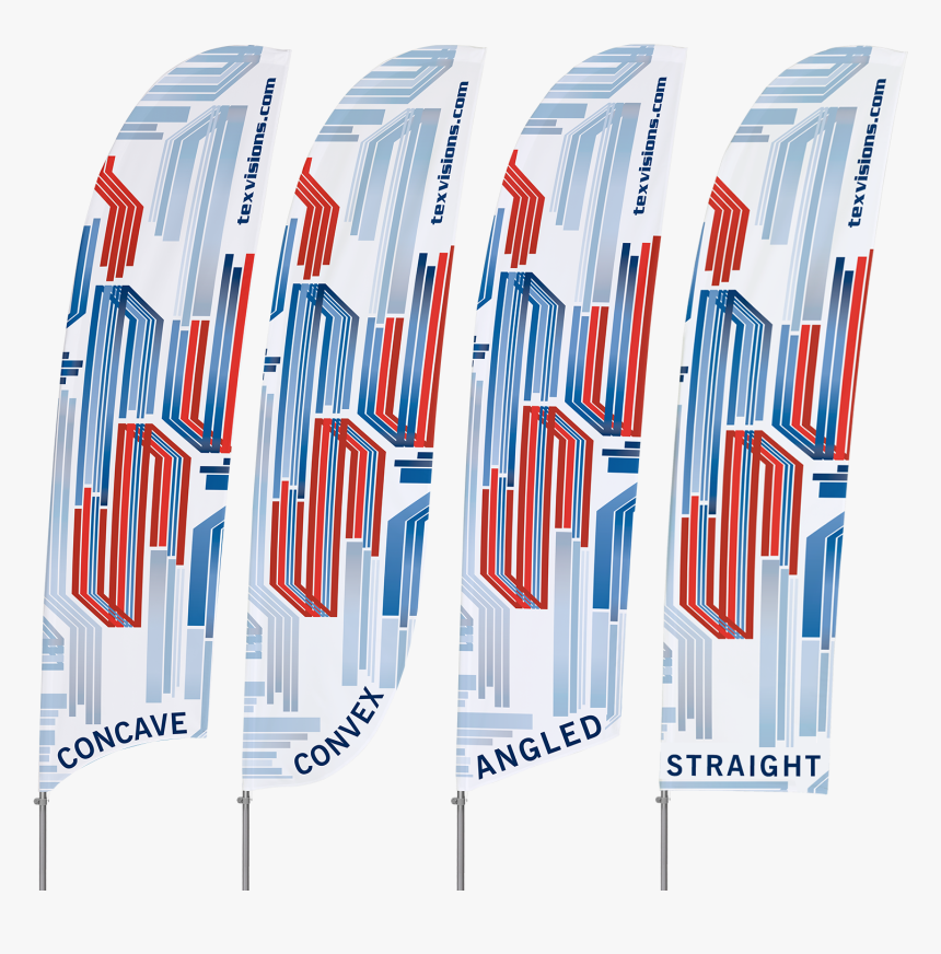 Bowflag® Flying Shapes Include Concave, Convex, Angled, HD Png Download