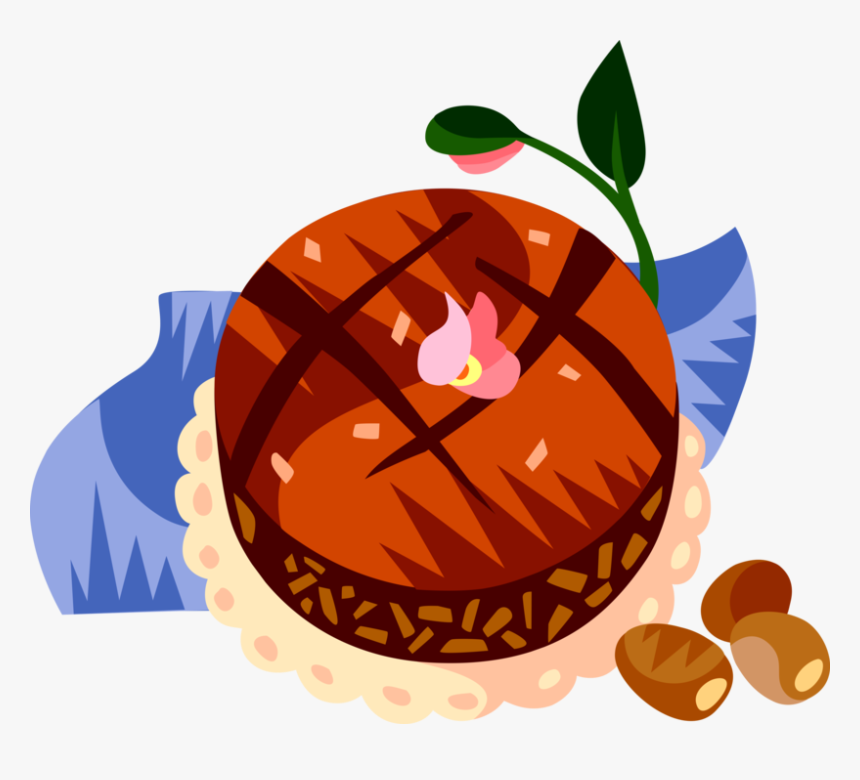 Vector Illustration Of Bolo Brigadeiro Grande, Brazilian, HD Png Download