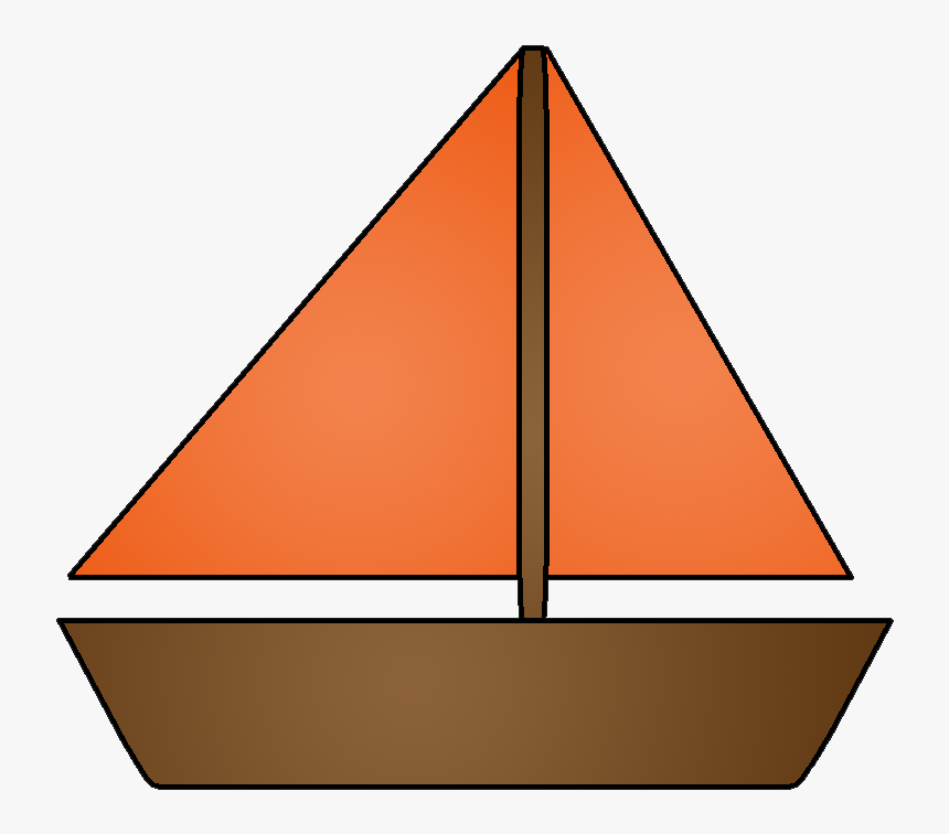 Sailboat Clipart Orange, HD Png Download
