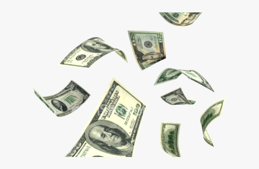 Flying Dollar Transparent, HD Png Download