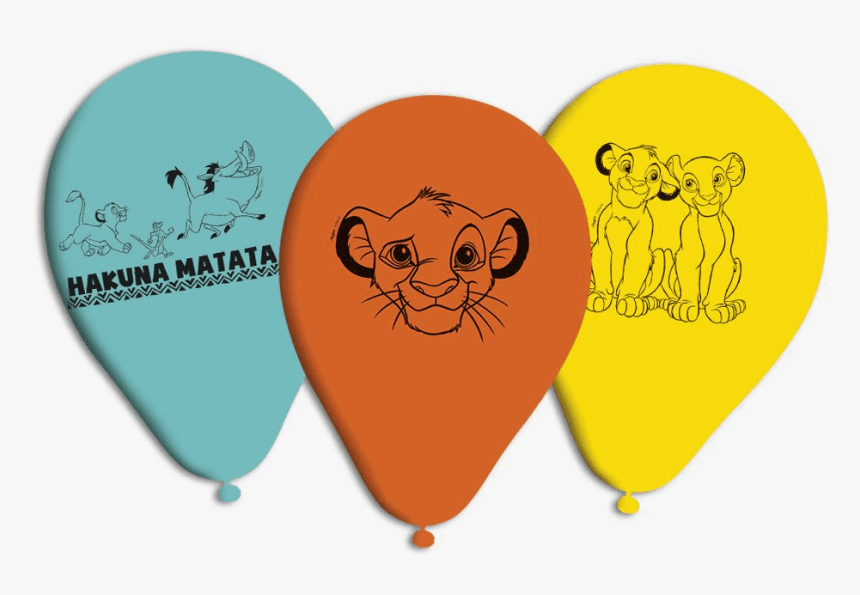 Balões De Aniversário Bexigas Do Rei Leão Pacote Com, HD Png Download