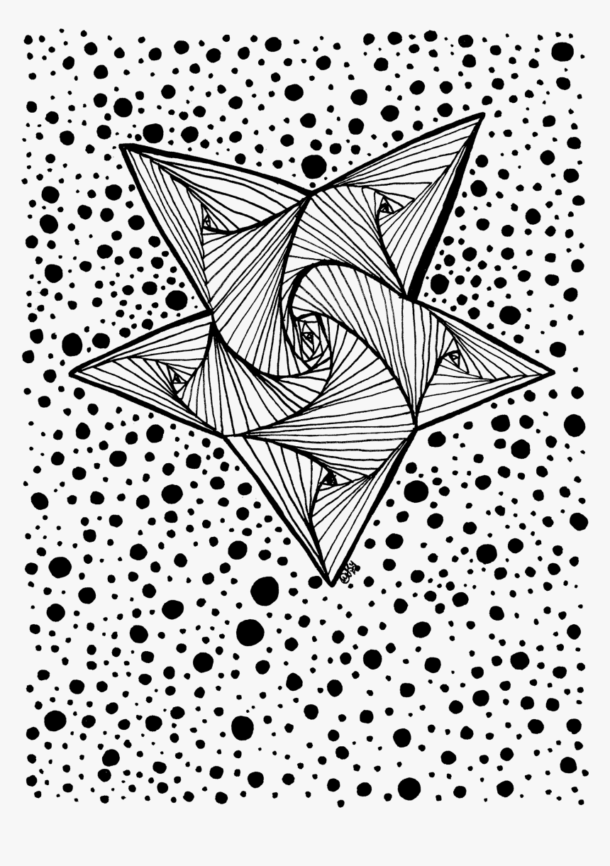 Star Doodle Png, Transparent Png