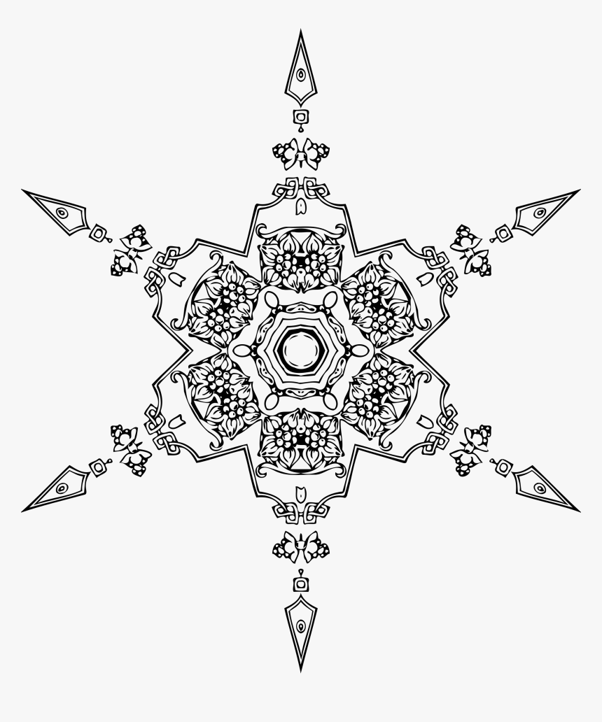 Ornamental Star 39 Clip Arts, HD Png Download