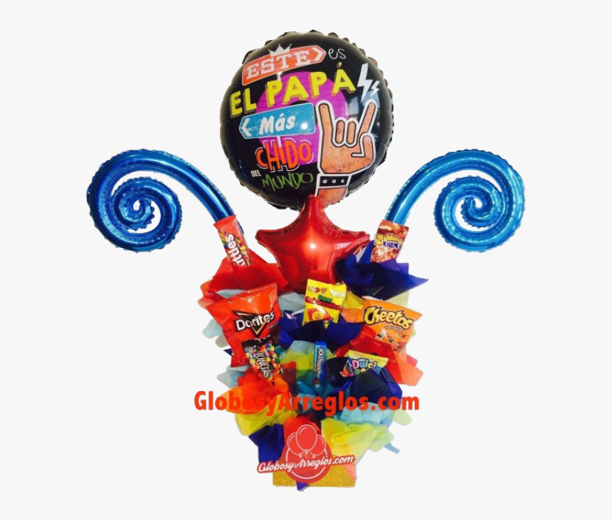 Arreglo Globos Día Del Padre Envío Domicilio Mty ^70cms, HD Png Download
