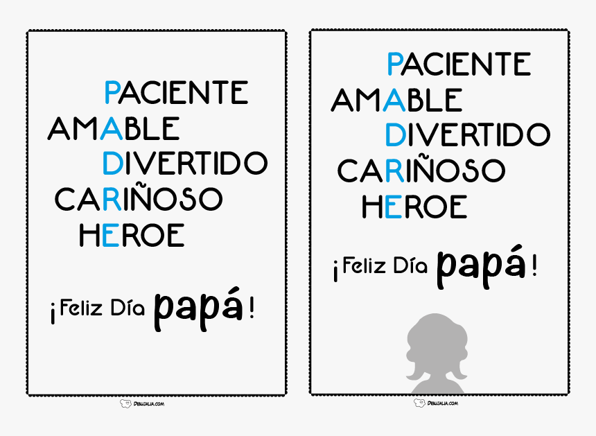 Dia Padre Postal-01, HD Png Download