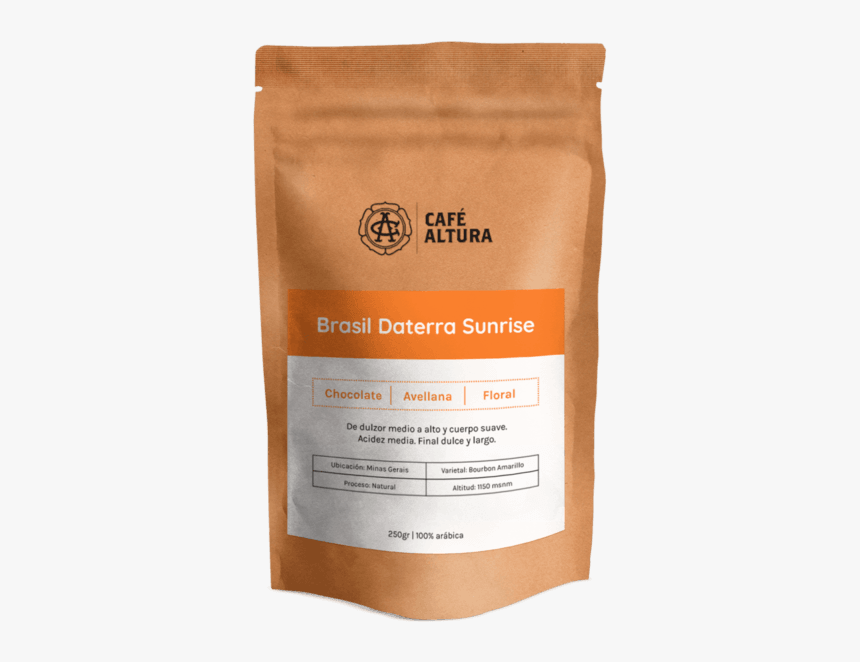 Foto De Envase De Bolsa De Cafe En Grano Origen Brasil, HD Png Download