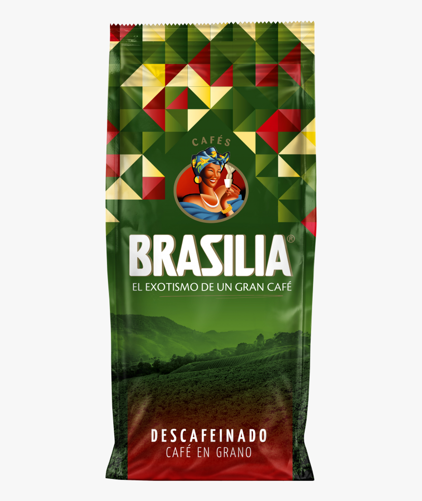 Café Tostado Natural Descafeinado En Grano Brasilia, HD Png Download