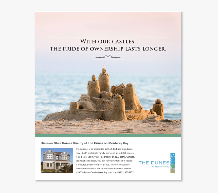 Ad Sheahomes Dunescastles 01, HD Png Download