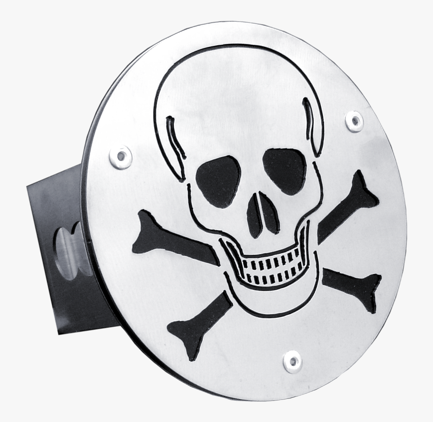 Au-tomotive Gold Skull Trailer Hitch Plug, HD Png Download