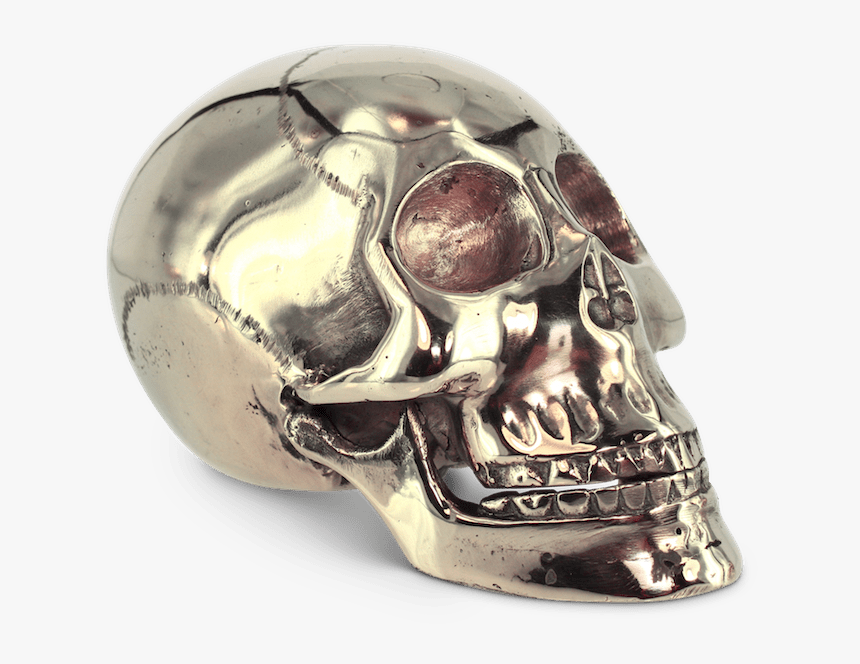 Gold Skull Png, Transparent Png
