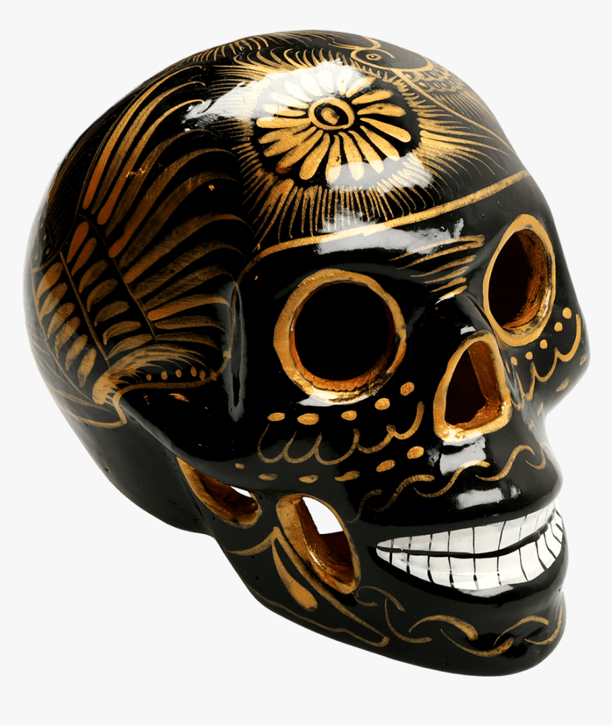 Gold Skull Png, Transparent Png