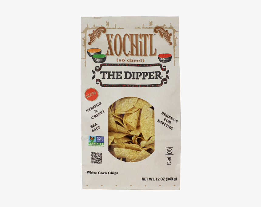 Xochitl The Dipper Salted Corn Tortilla Chips 12 Oz, HD Png Download