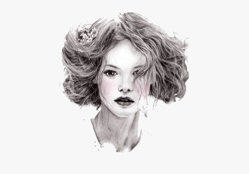 Curls Drawing Pencil, HD Png Download