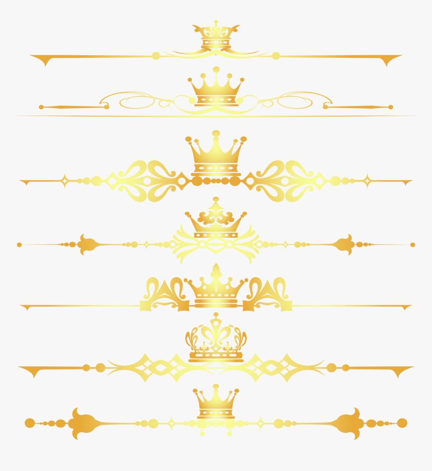 Clip Art Crown Separator Transprent Png, Transparent Png