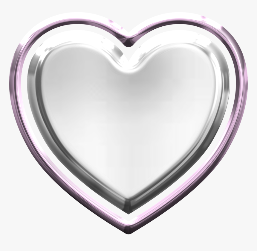 Heart, Metallic, Valentine, Love, Metal, Silver, HD Png Download