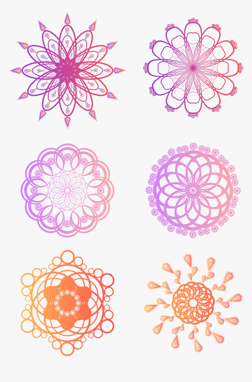 Original Colorful Gradient Coral Red Png And Vector, Transparent Png