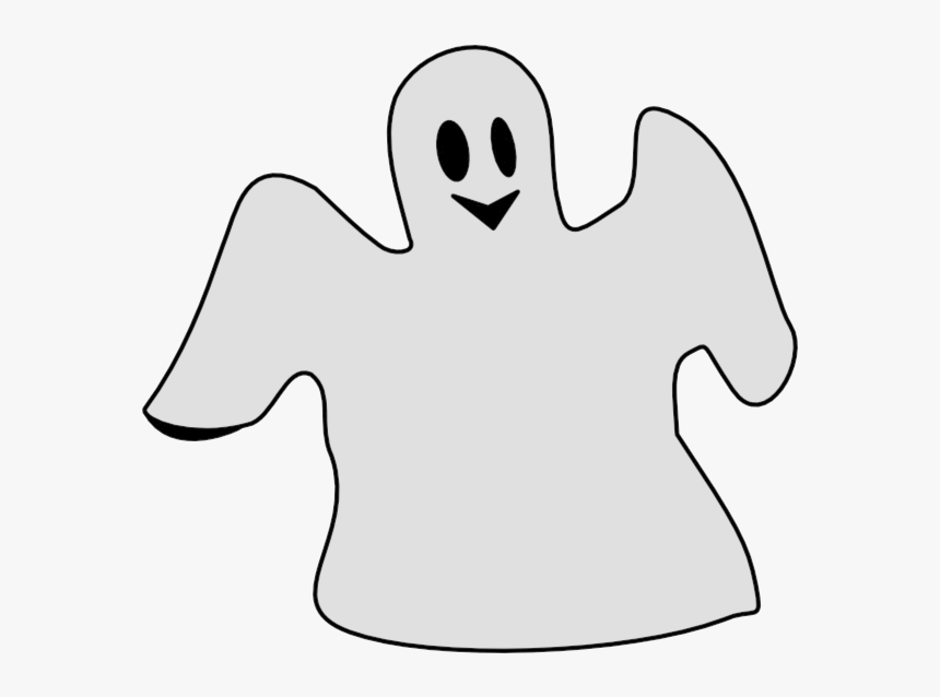 Ghost Girl Cliparts Grey Clipart Transparent Png, Png Download