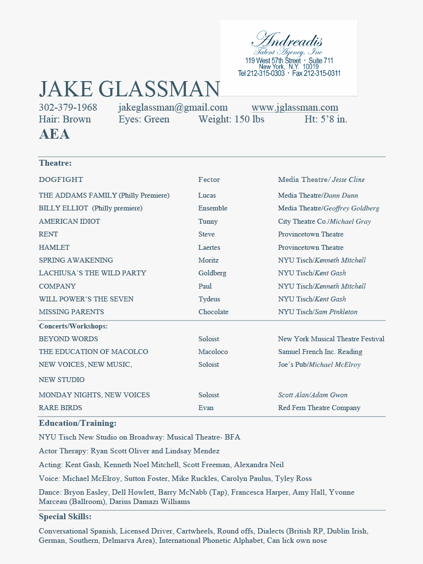 Jakeresumefeb2016, HD Png Download