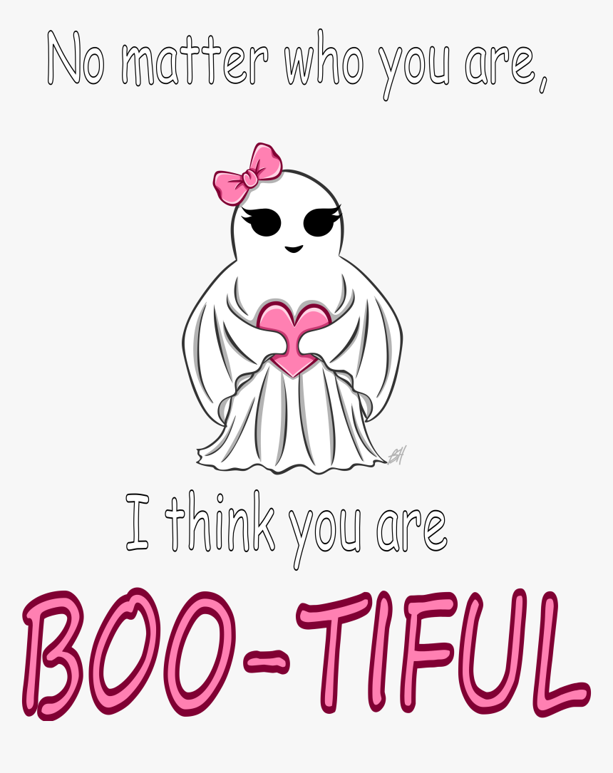 Bootiful Little Ghost Girl Graphic, HD Png Download