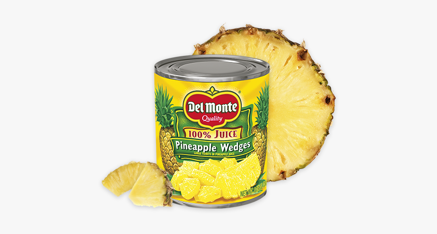 Pineapple Wedges In 100% Juice, HD Png Download