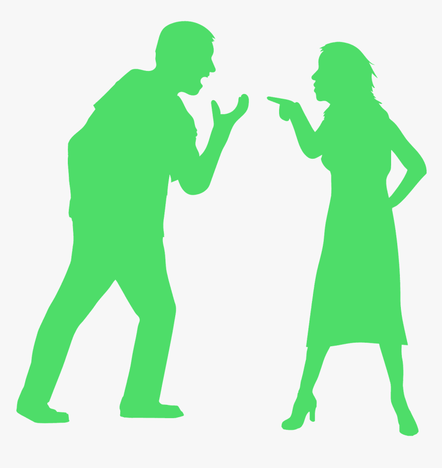 Couple Silhouette Holding Hands Png, Transparent Png
