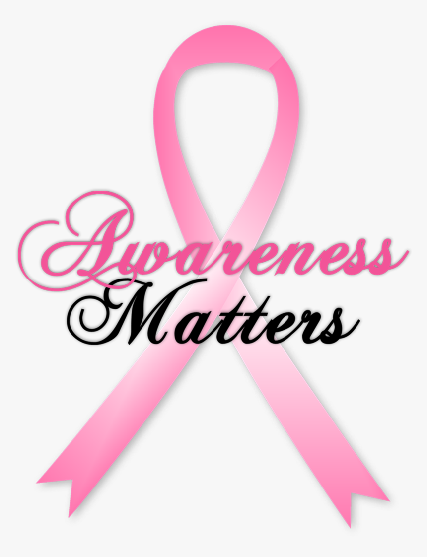 Breast Cancer Awareness Ribbon Png, Transparent Png