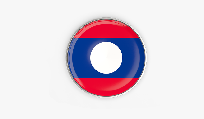 Round Button With Metal Frame, HD Png Download
