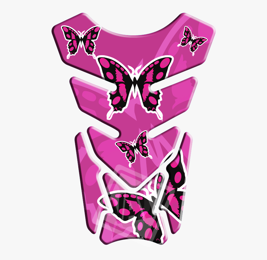 Comprar Adesivo Protetor De Tanque Feminino Borboleta, HD Png Download