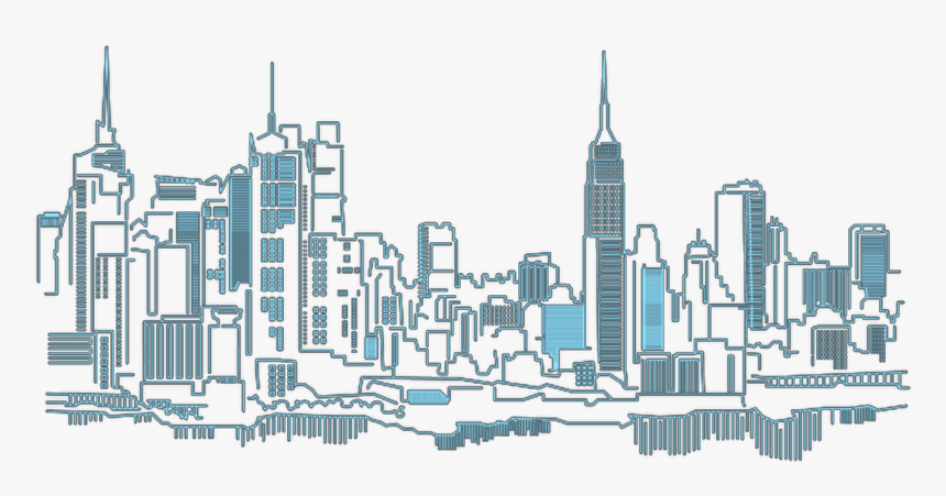 Mural New York City Wall Design Image, HD Png Download
