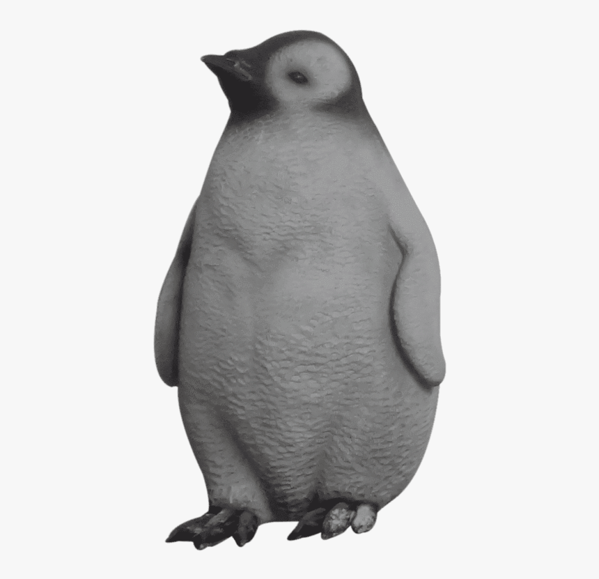 Penguin Young Bird Statue Life Size Prop Decor- Lm, HD Png Download